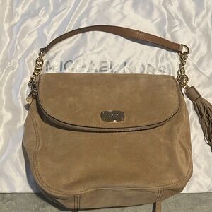 Michael Kors suede bag